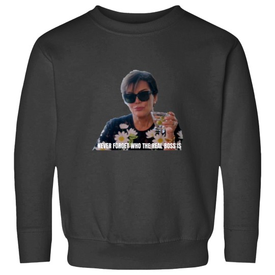 Discover Kris Jenner THE BOSS Greeting Card Sweatshirts
