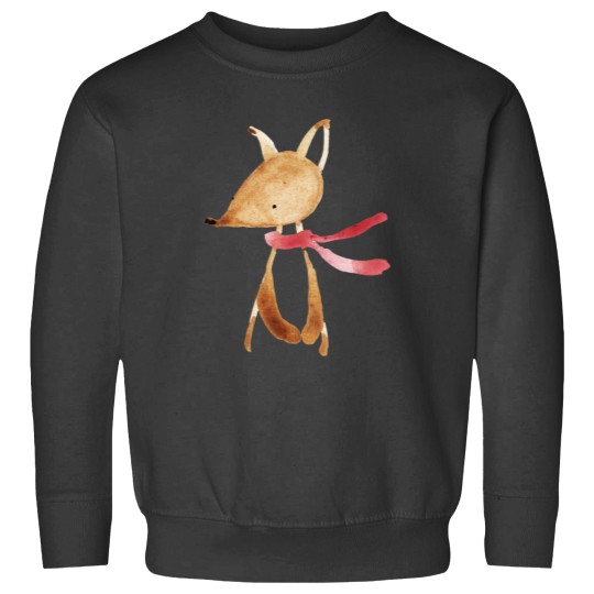 Discover Fox with Red Scarf Sweatshirts