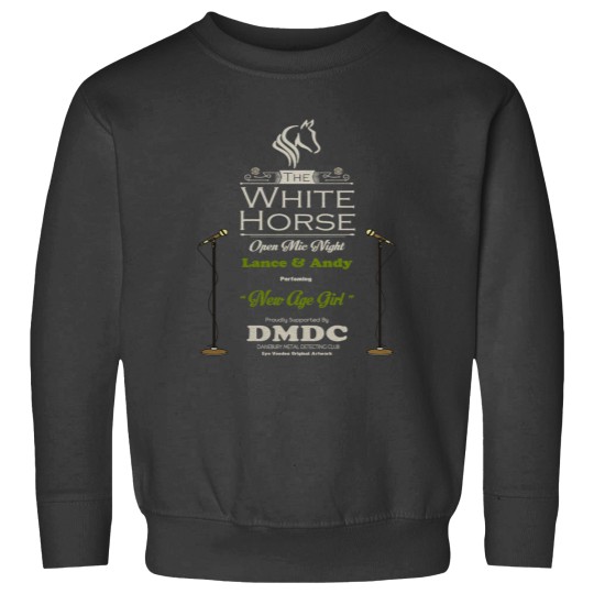 Discover The Detectoristss Eye Voodoo - The White Horse Mic Night Sweatshirts