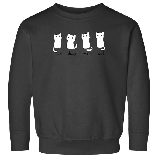 Discover Un Deux Trois Cat T-Shirt 2 Sweatshirts