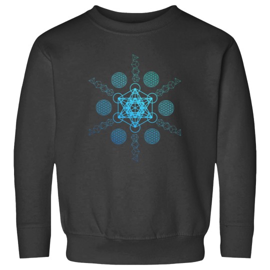 Discover Metatron's Cube Platonic Solids Essential Sweatshirts