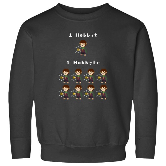 Discover Bit byte pun design white Sweatshirts