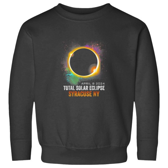 Discover 2024 Solar Eclipse Syracuse NY USA Totality April Sweatshirts