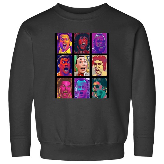 Discover Action Scream Peewee Pop Art Sweatshirts