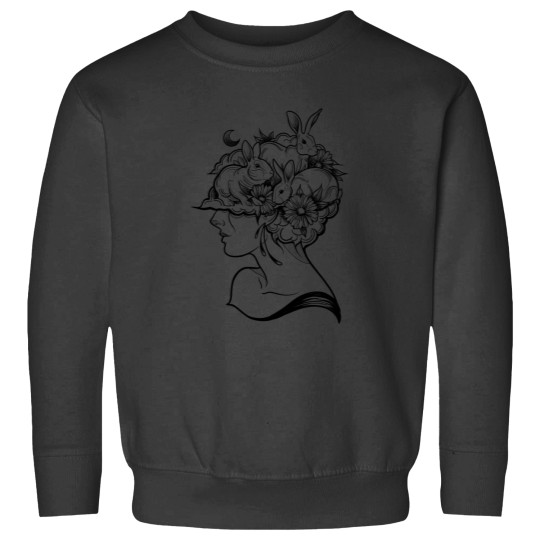 Discover Cottontails and Cumulonimbus Sweatshirts