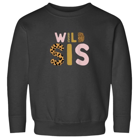 Discover Wild One Sis two wild birthday outfit Zoo Birthda Sweatshirts