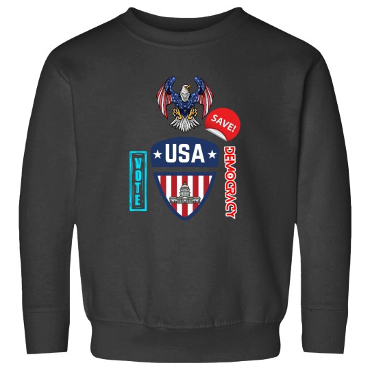 Discover VOTE SAVE DEMOCRACY Active(3) Sweatshirts