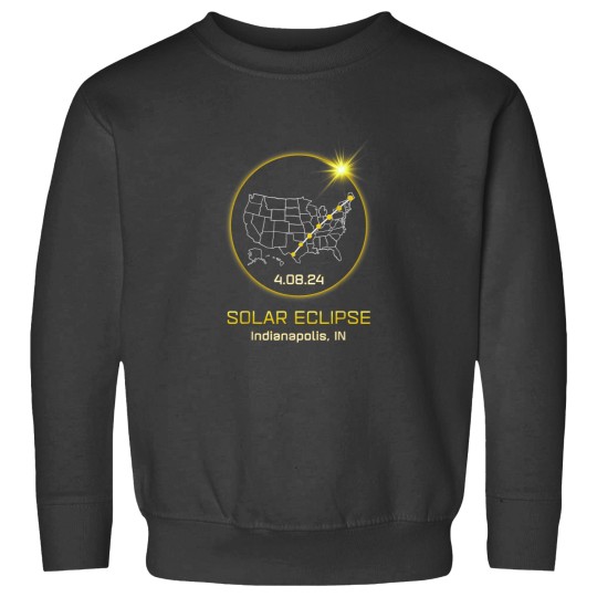 Discover Solar Eclipse 2024 Indianapolis IN Indiana Totali Sweatshirts