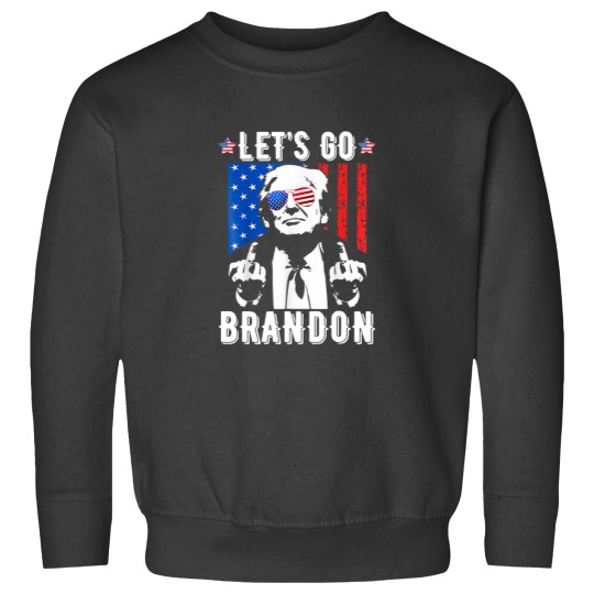 Discover Let’s Go Brandon  Funny Usa Flag Sweatshirts