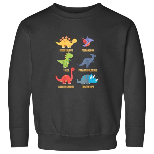 Discover Types Of Dinosaurs Dino Identification Cute Sweet Sweatshirts