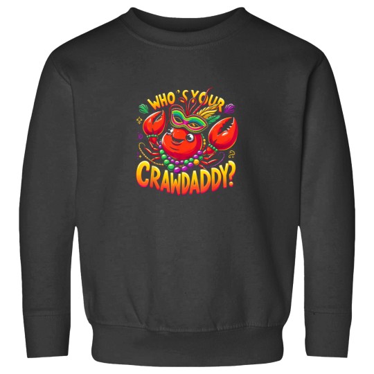 Discover Whos Your Crawdaddy Crawfish Jester Beads Funny M Sweatshirts