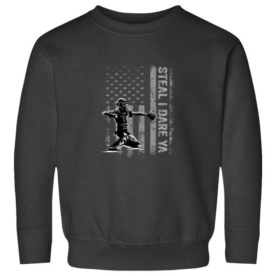Discover Softball Catcher baseball Catcher Flag USA Sweatshirts