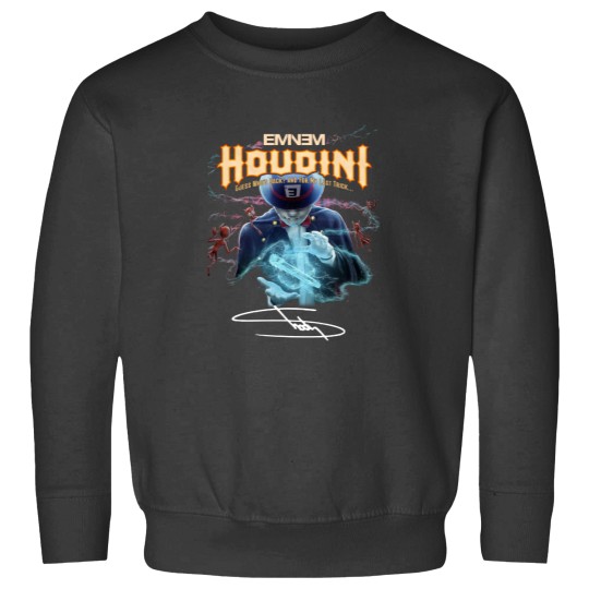 Discover Eminem Houdini Guess Whos Back And For My Last Trick Sweatshirts