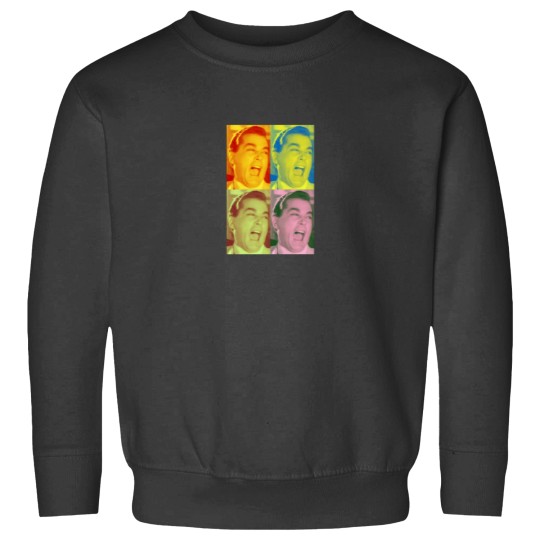 Discover Ray Liotta Laugh mafias gangster movie Goodfellas painting multicolor Essential Sweatshirts