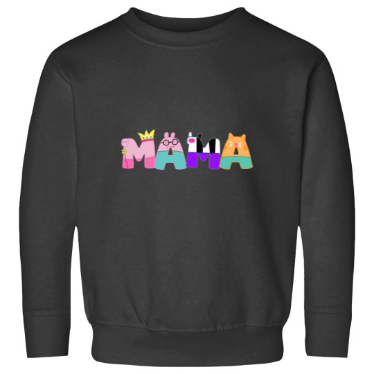 Discover Mom And Dad Mama Birthday Girl Pig Family Party Decorations Sweatshirts