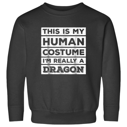 Discover Human Costume Dragon Fires Breathing Beast Wings Fitted Scoop Sweatshirts