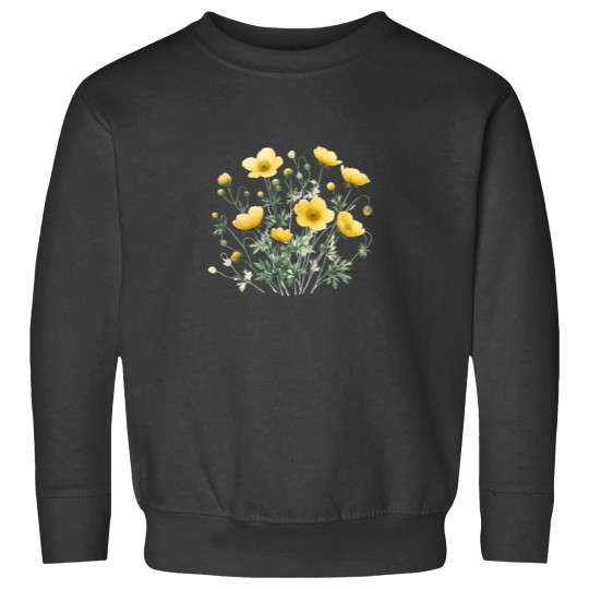 Discover Yellow Cosmos Flowers Essential Sweatshirts