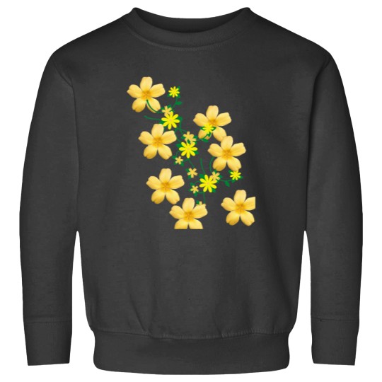 Discover Yellow Floral Design! Classic Sweatshirts