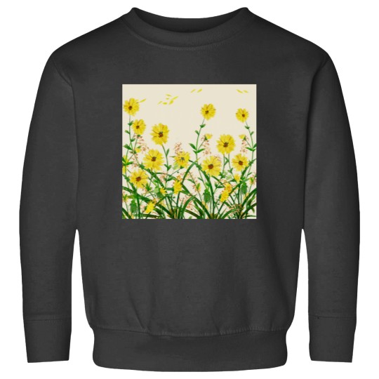 Discover Yellow Wildflowers Classic Sweatshirts