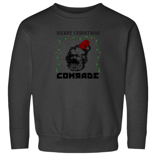 Discover Merry Christmas, Comrade MarxCommunism Sweatshirts
