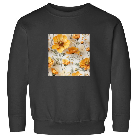 Discover Yellow Cosmos Flowers Classic Sweatshirts
