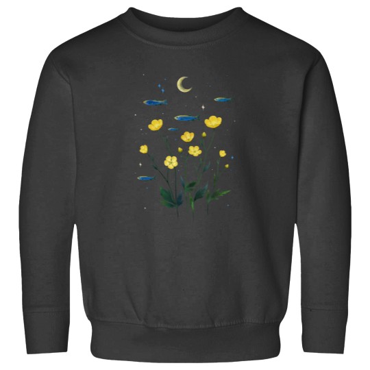 Discover Flowers and Fish Classic Sweatshirts