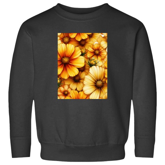 Discover Vibrant Yellow Cosmos Flowers Add a Splash of Sunshine to Your Space Classic Sweatshirts