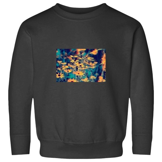 Discover Yellow Flowers Premium Scoop Sweatshirts