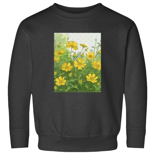 Discover Golden Cosmos Bloom Classic Sweatshirts