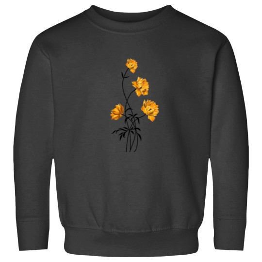 Discover Sunflower Watercolor – Yellow & Black Palette Essential Sweatshirts
