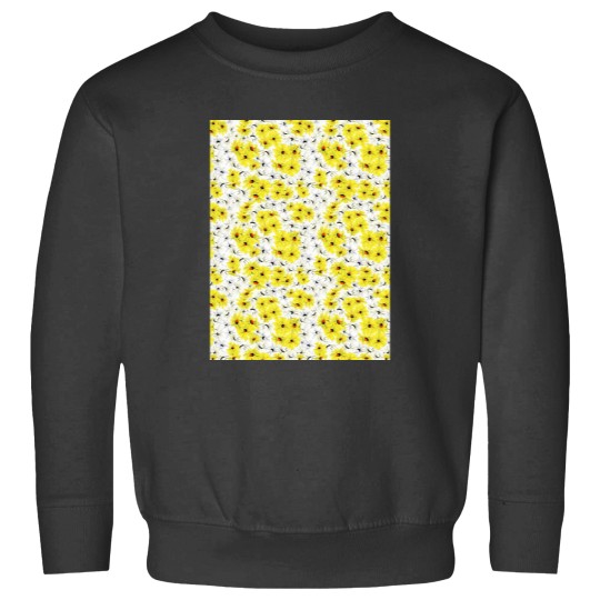Discover Daisy Daisies Yellow Floral Colorful Pattern Graphic Sweatshirts
