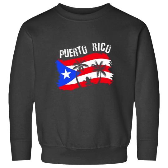 Discover Distressed Style Puerto Rico Frog Gift design Puerto Rico! Sweatshirts