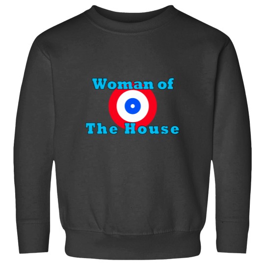 Discover Woman of The House Curling Shirt Classic Sweatshirts