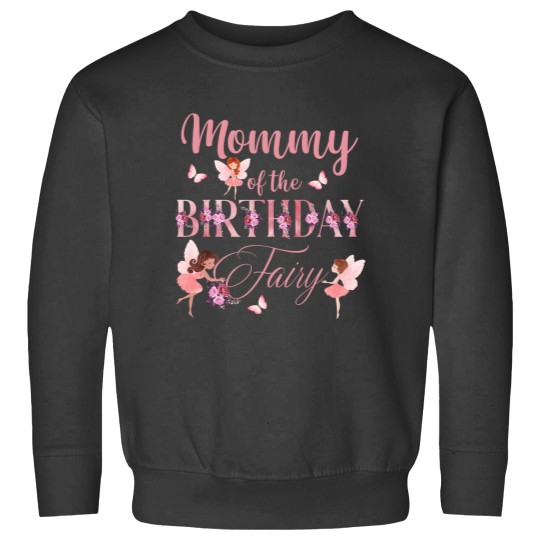 Discover Mommy Of Little Fairy Girl Birthday Family Matching Party Sweatshirts
