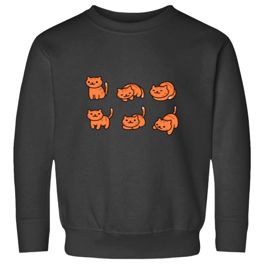 Discover Neko Atsume Orange Tabby Classic Sweatshirts
