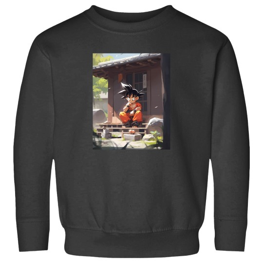 Discover Kid Goku Dragon Ball Art Sweatshirts