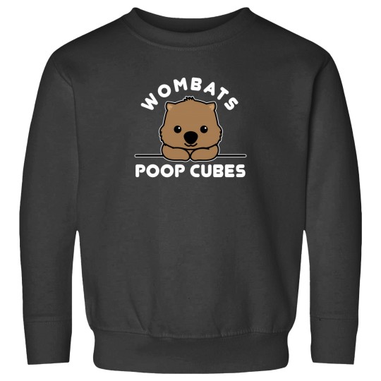 Discover Wombats Poop Cubes Cute Kawaii Wombat Quote Sweatshirts