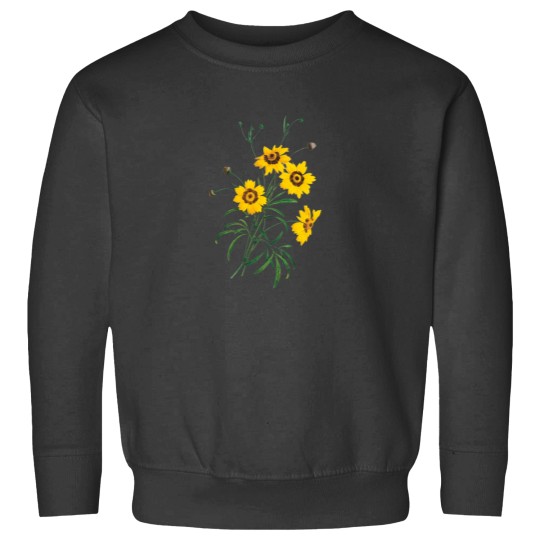 Discover Sunflower Seamless Pattern Design Classic Sweatshirts