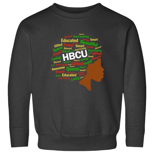 Discover Women HBCU Grad Afro History Girls Historical Black College Sweatshirts
