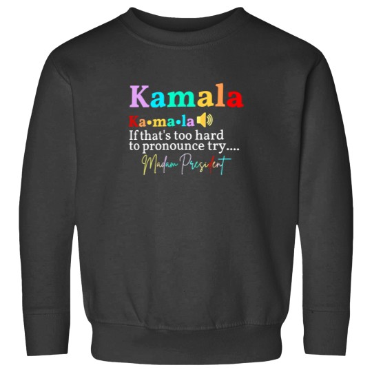 Discover Madam President Sweatshirt - Support Kamala Harris in 2024