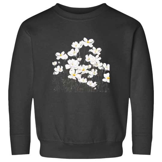 Discover hand painted cosmos filed in watercolor and ink  Classic Sweatshirts