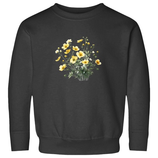 Discover Yellow Cosmos Flowers Essential Sweatshirts