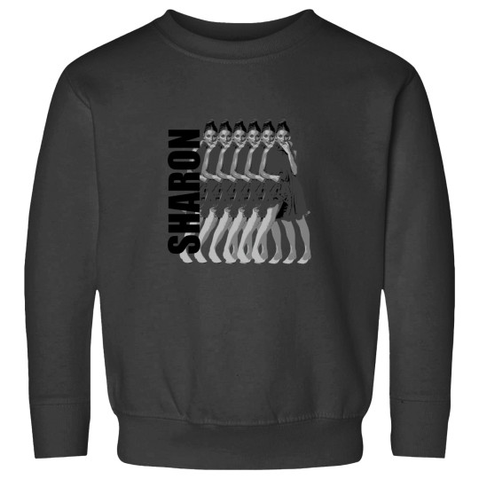Discover Sharon Tate Tease Repeat Black Active Sweatshirts