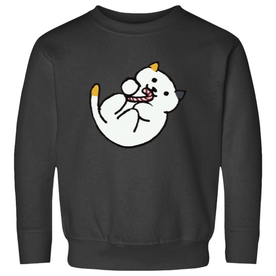 Discover Neko Atsume Dottie with Candy Cane Classic Sweatshirts