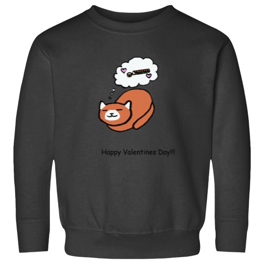 Discover Valentines Day Edition -- Sushi Lovin Ginger Neko Atsume Classic Sweatshirts