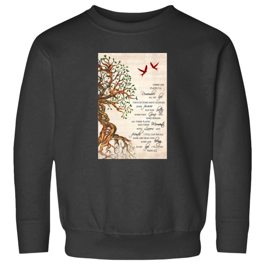 Discover In My Life Beatles Lyrics Print Sweatshirts