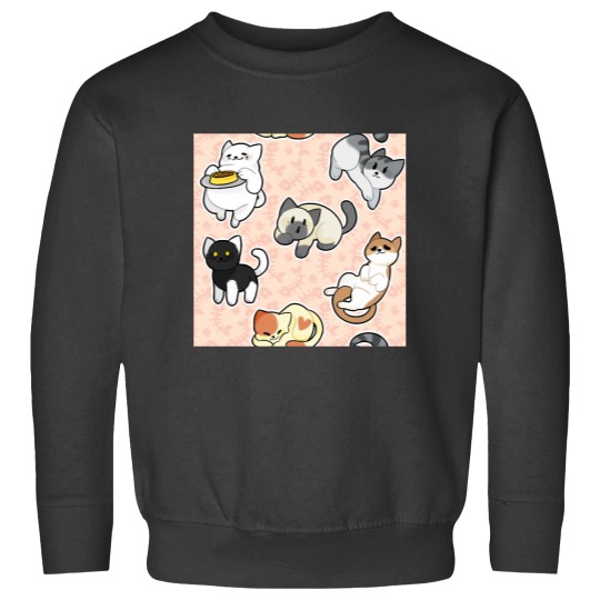 Discover Neko Atsume Pattern 3 Classic Sweatshirts