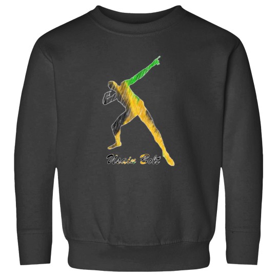 Discover Usain Bolt Jamaica Man Design Classic Sweatshirts