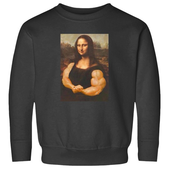 Discover Mona Lisa Bodybuilding Muscle Gym Workout Outfits Sweatshirts