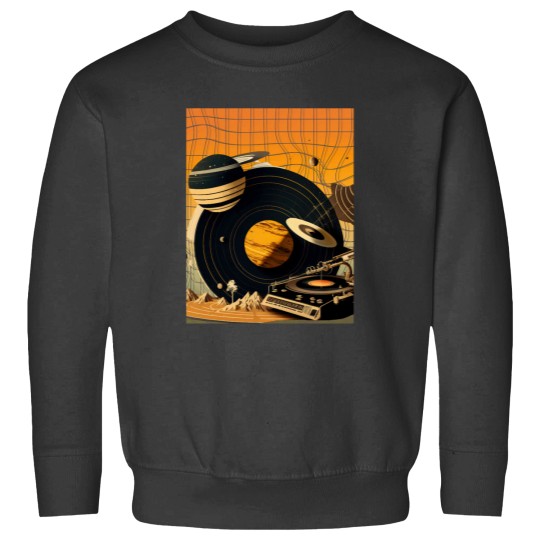 Discover Cosmic Sound - Vibrant and Unique Artwork for Cosmic Music Lovers Classic Sweatshirts